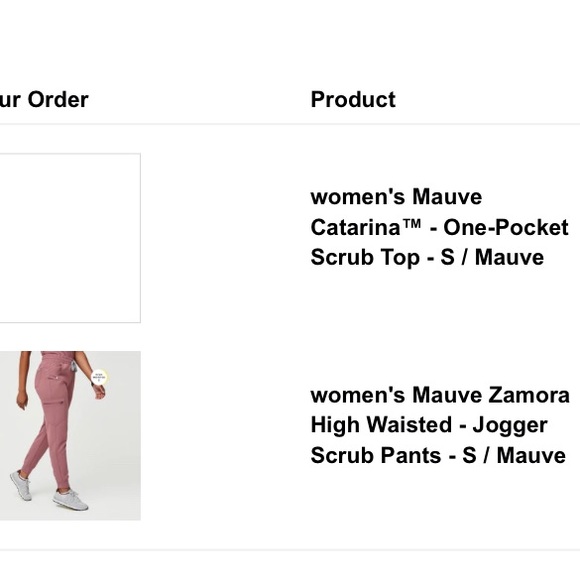 Figs Mauve Scrubs - Picture 3 of 4